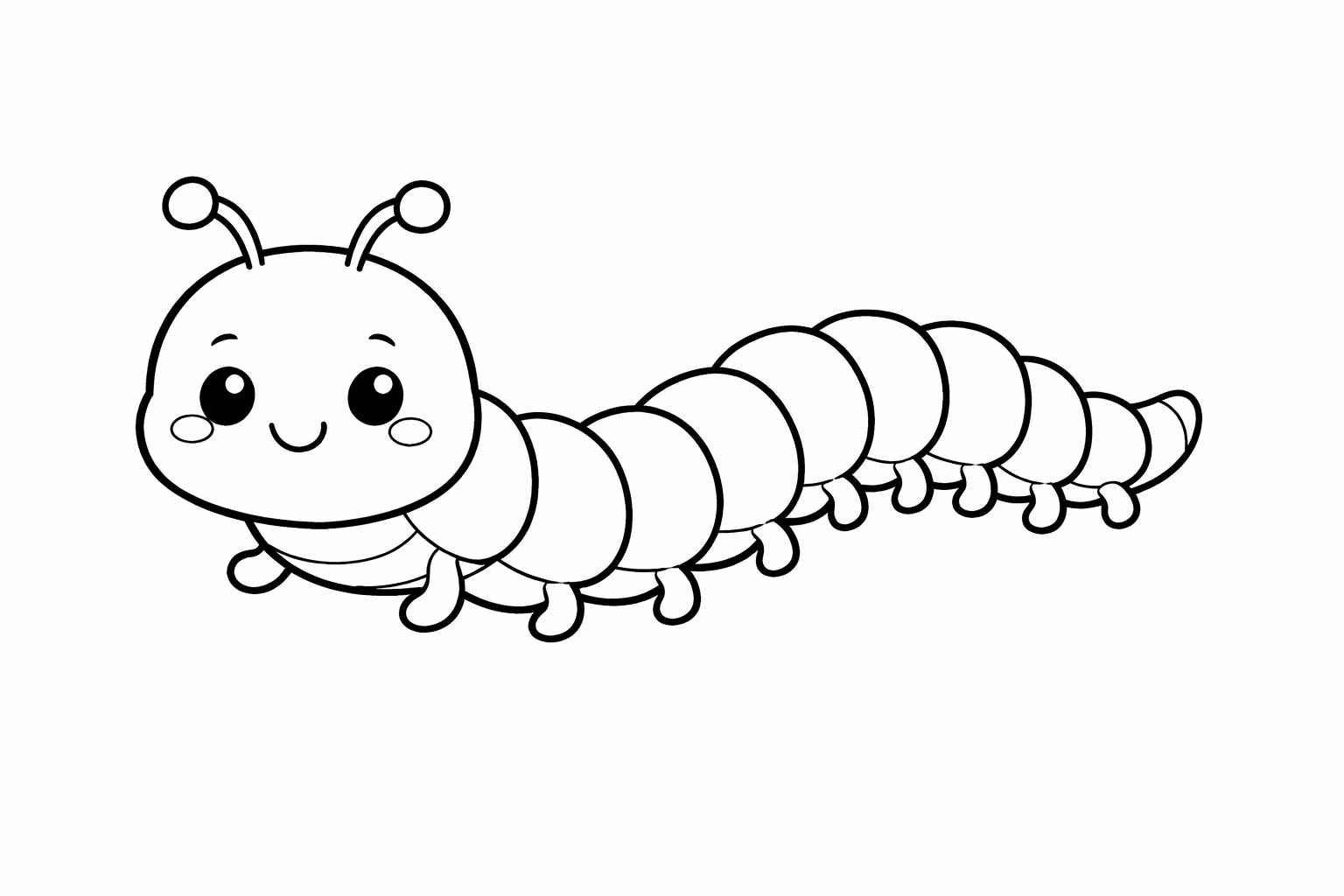 Tausendfüßler Ausmalbilder 029