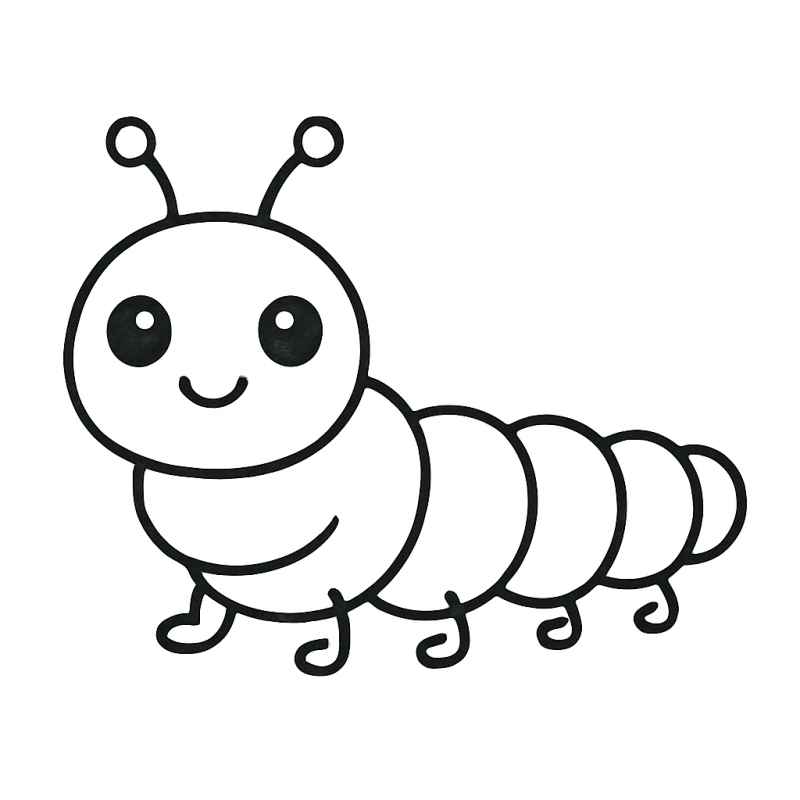 Tausendfüßler Ausmalbilder 517