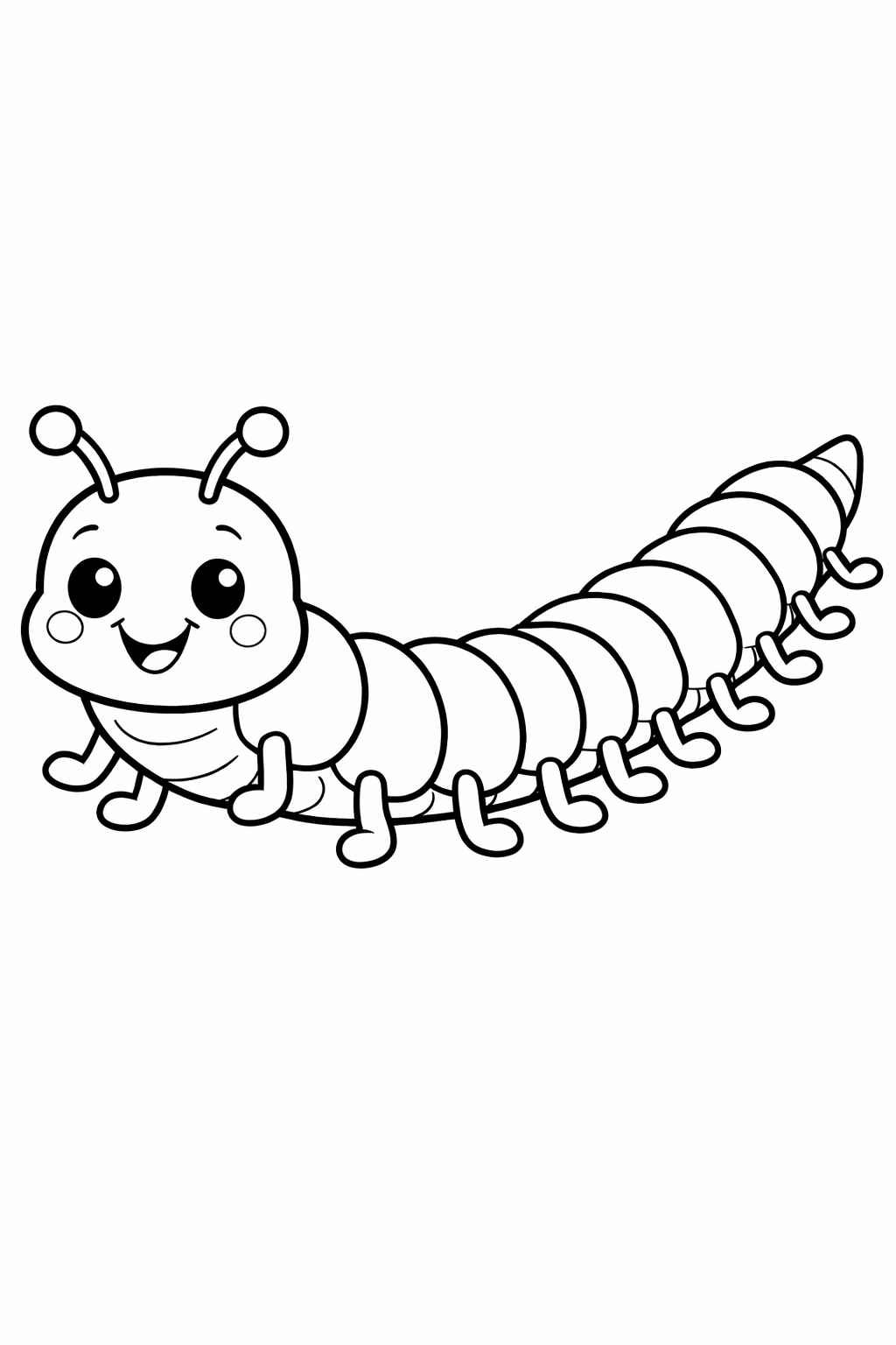 Tausendfüßler Ausmalbilder 611