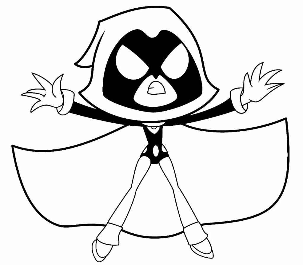 Teen Titans Ausmalbilder 078