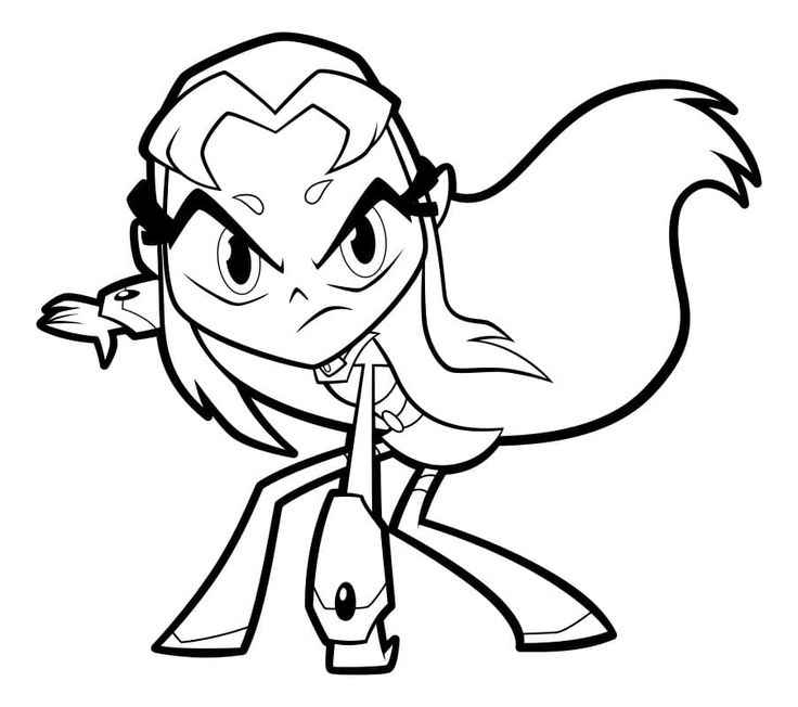 Teen Titans Ausmalbilder 154