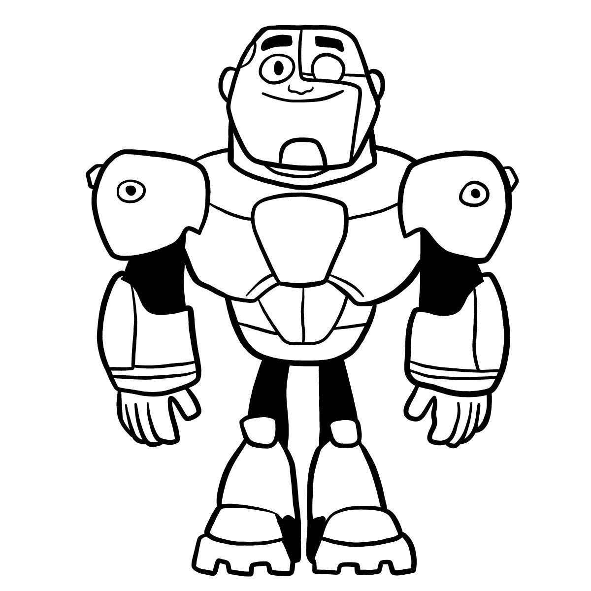 Teen Titans Ausmalbilder 299