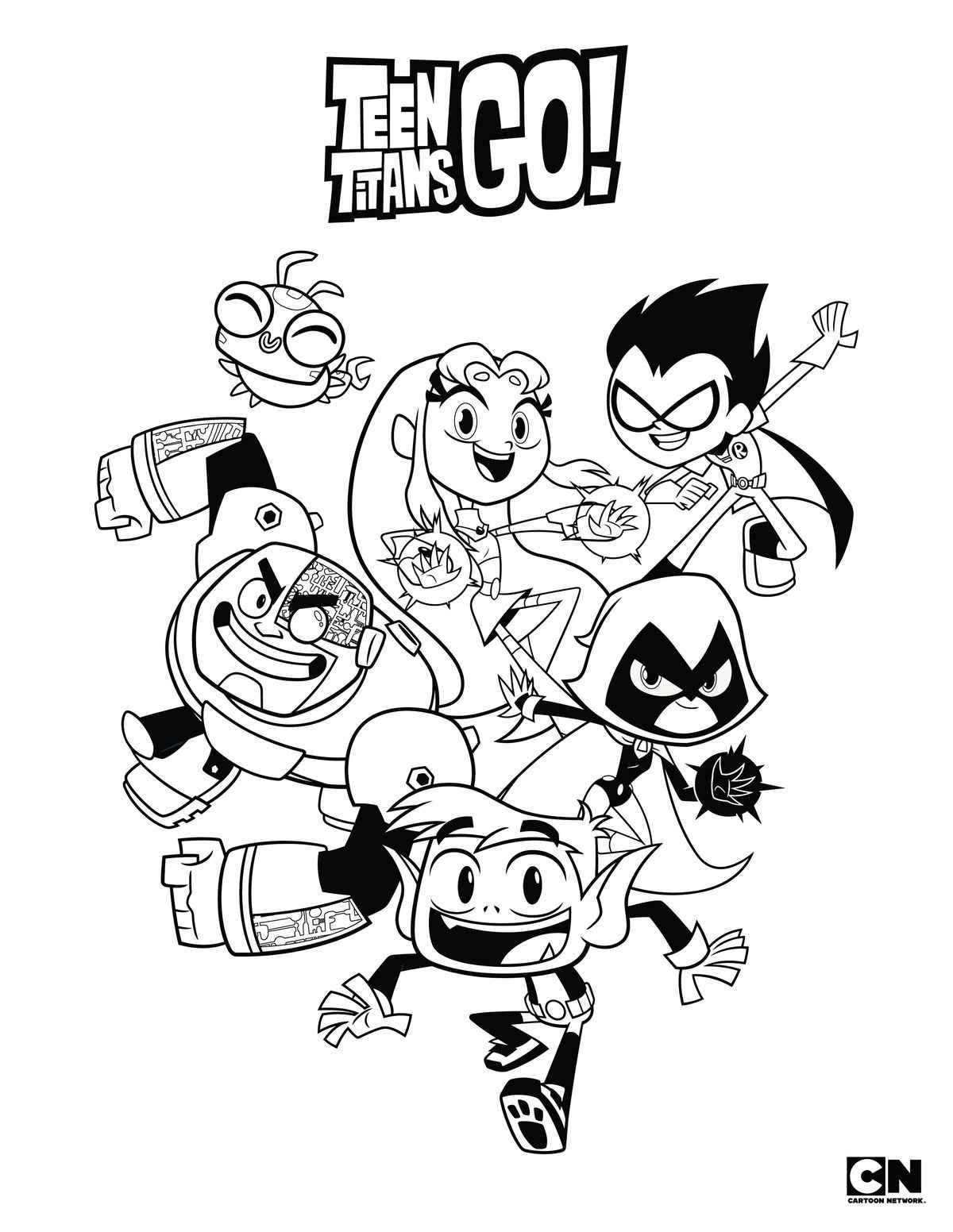 Teen Titans Ausmalbilder 311