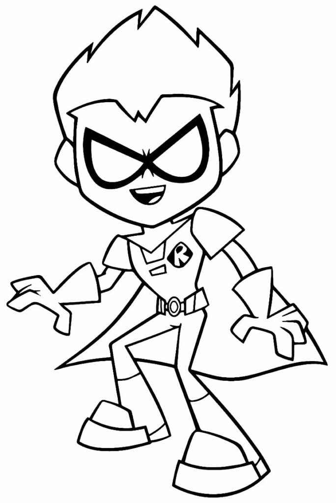 Teen Titans Ausmalbilder 330