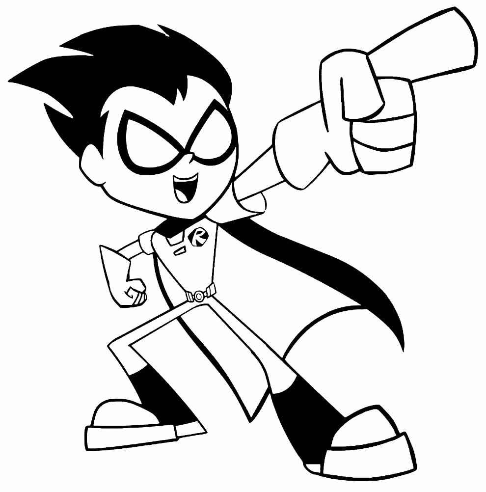 Teen Titans Ausmalbilder 537