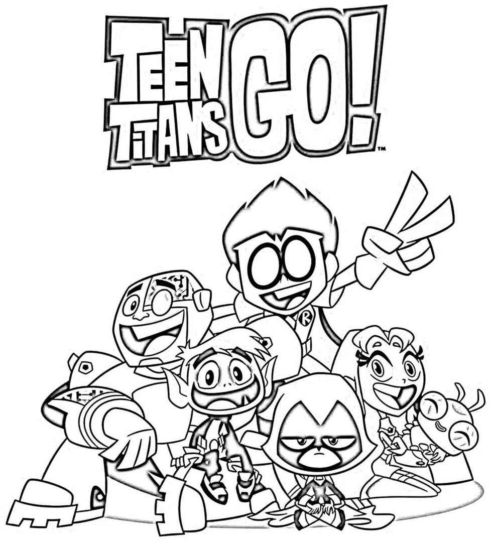 Teen Titans Ausmalbilder 574