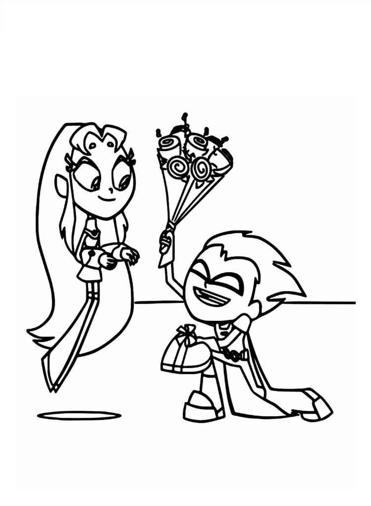 Teen Titans Ausmalbilder 669