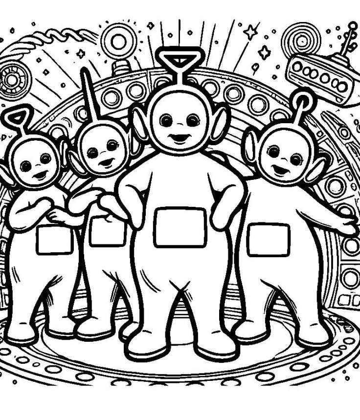 Teletubbies Ausmalbilder 130
