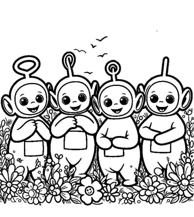 Teletubbies Ausmalbilder 243