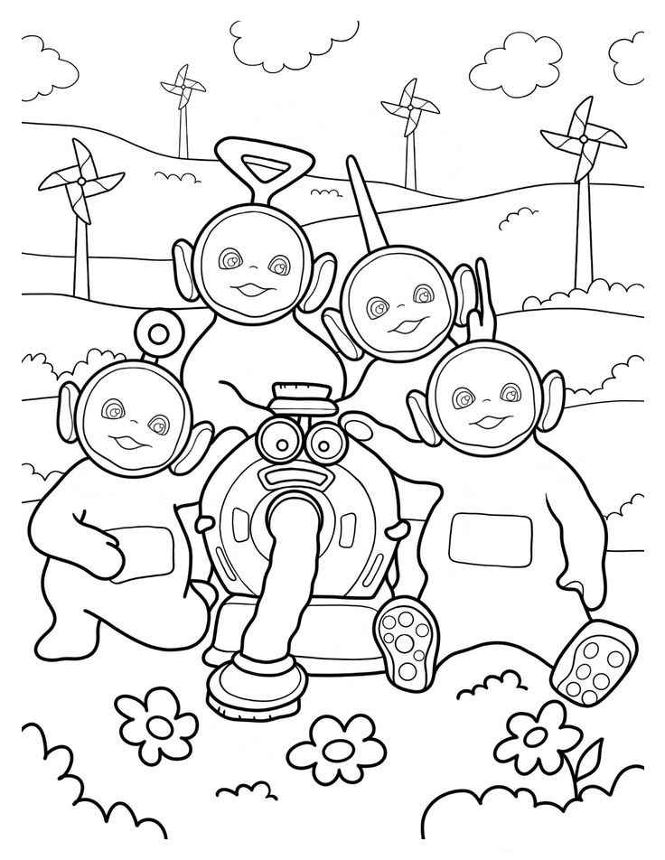 Teletubbies Ausmalbilder 253