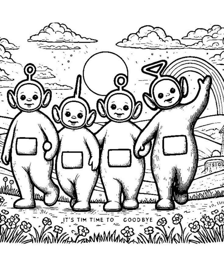 Teletubbies Ausmalbilder 617