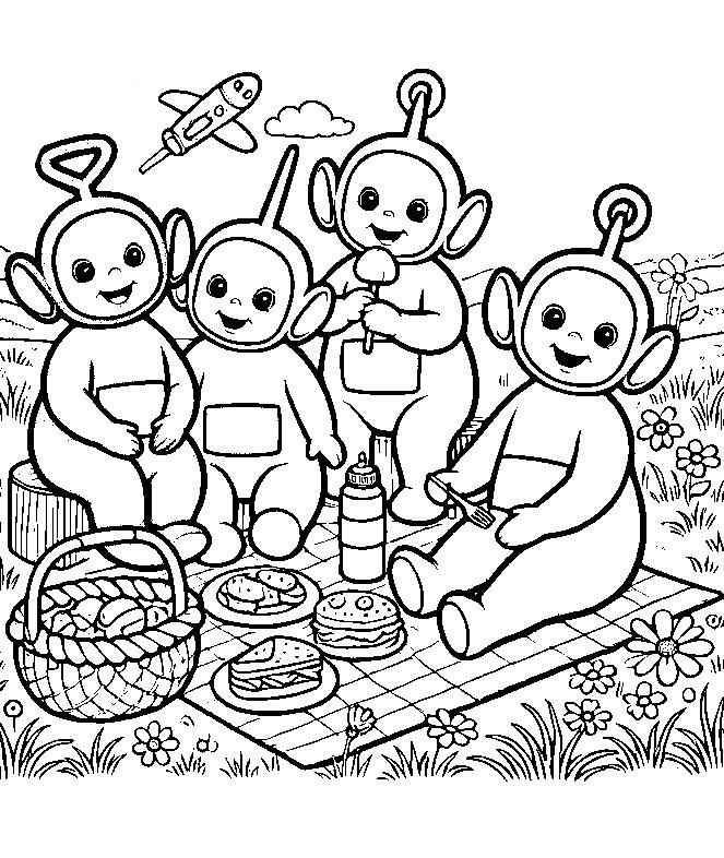 Teletubbies Ausmalbilder 624