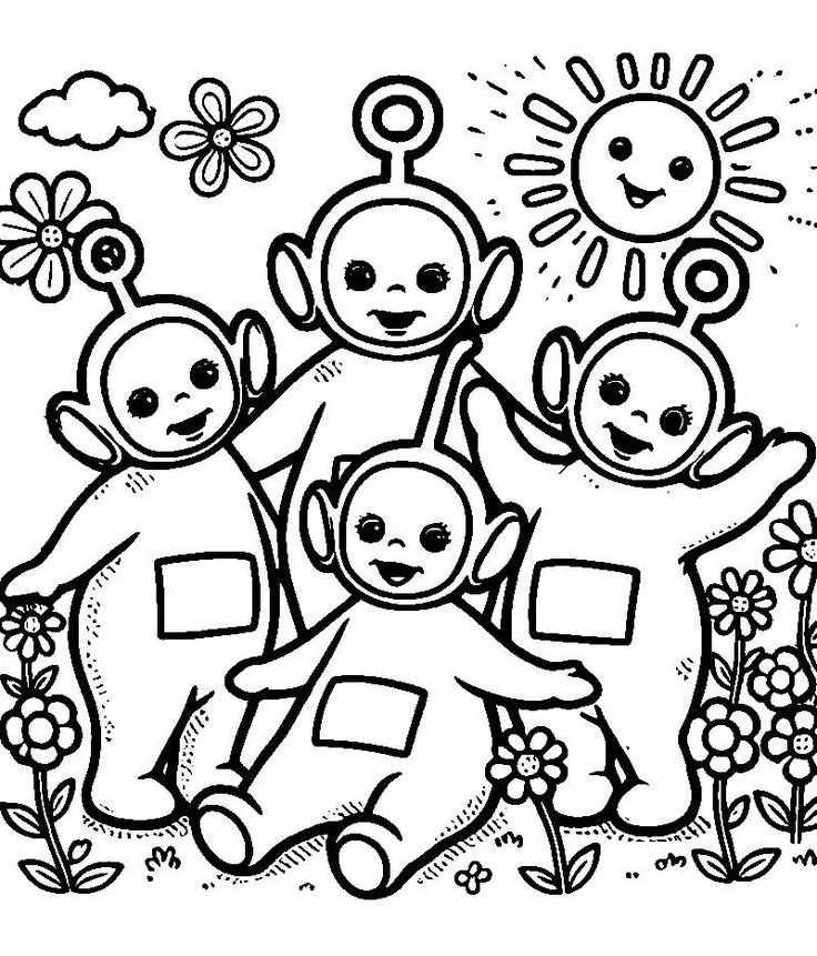 Teletubbies Ausmalbilder 792