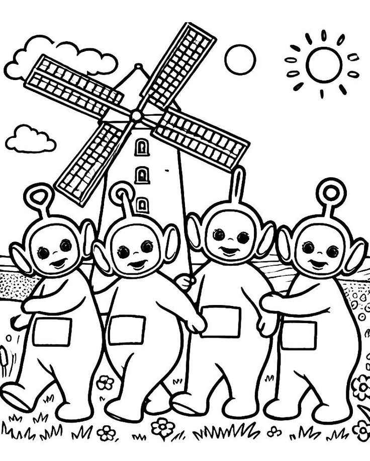 Teletubbies Ausmalbilder 820