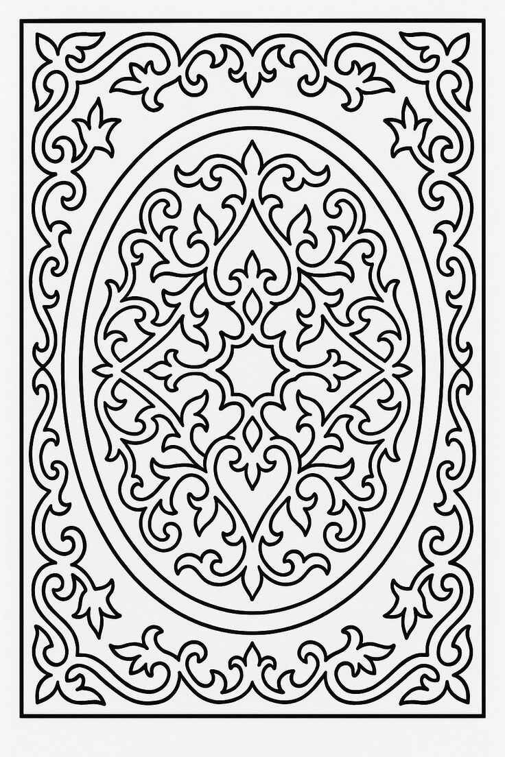 Teppich Ausmalbilder 044