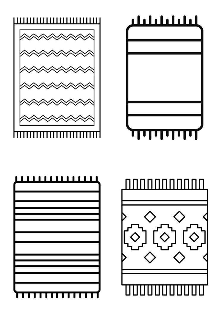 Teppich Ausmalbilder 056