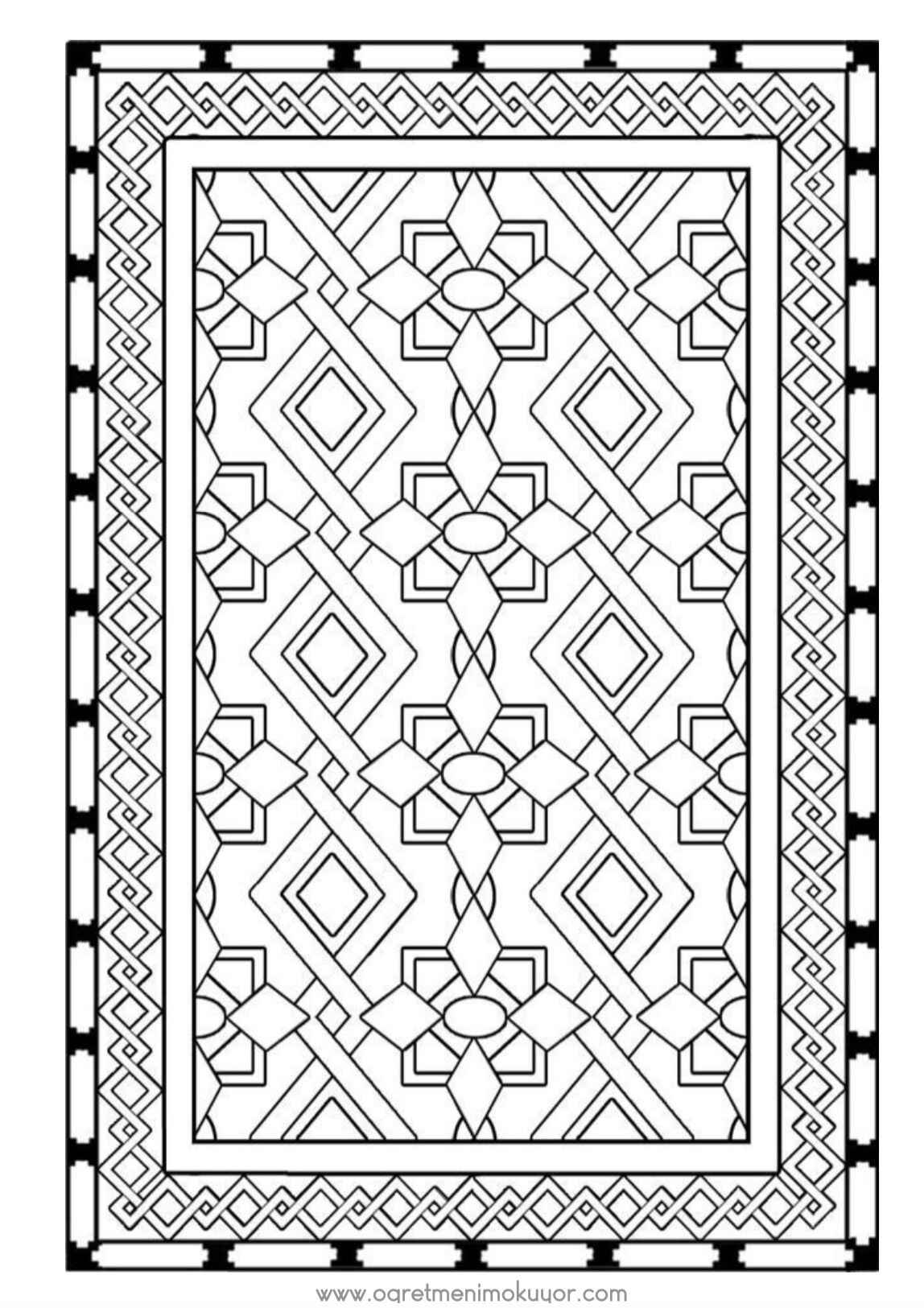 Teppich Ausmalbilder 489