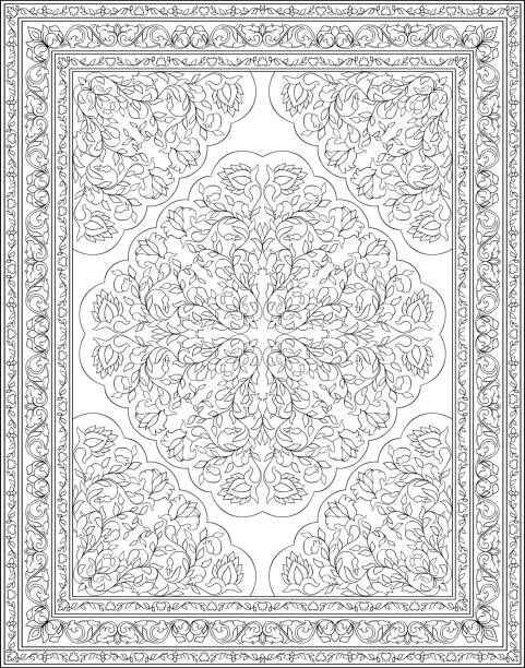 Teppich Ausmalbilder 635