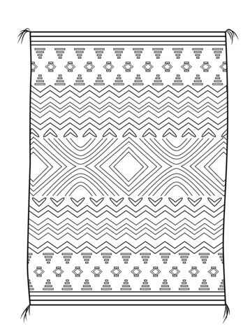 Teppich Ausmalbilder 826