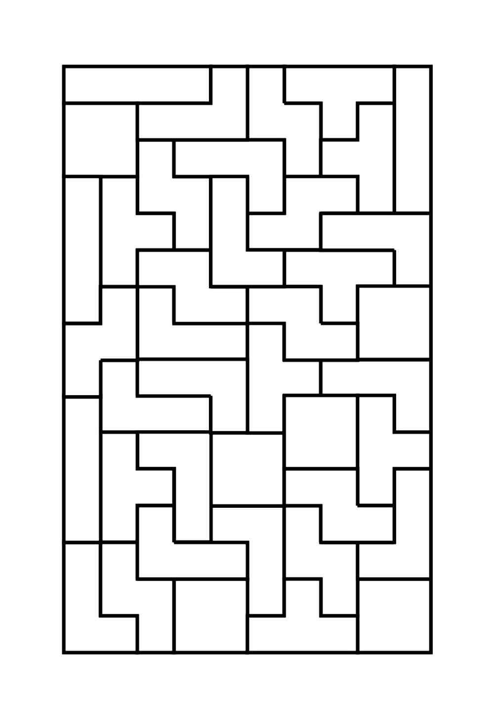 Tetris Ausmalbilder 156