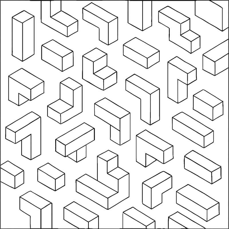 Tetris Ausmalbilder 274