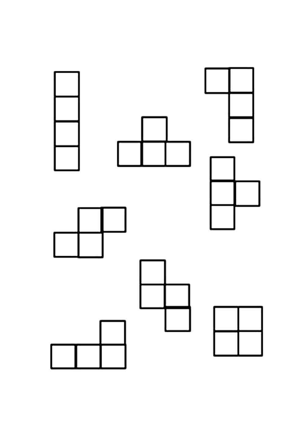 Tetris Ausmalbilder 591