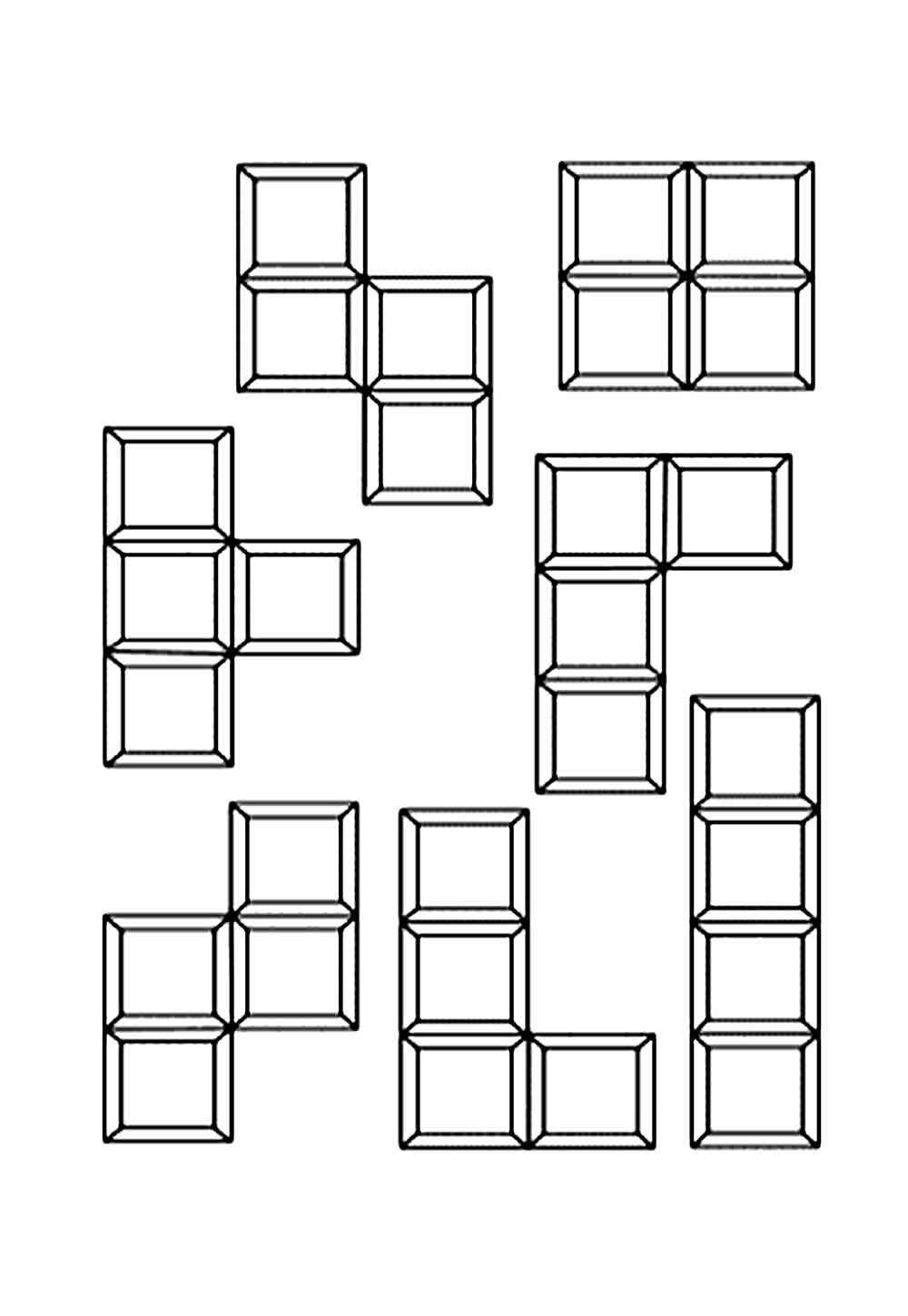 Tetris Ausmalbilder 846