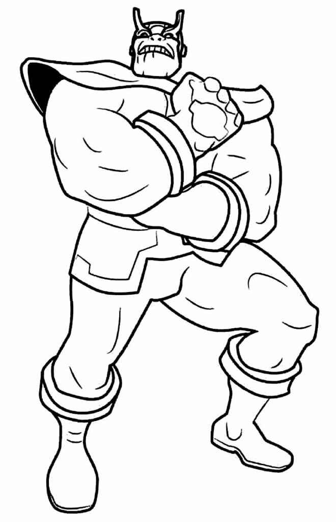 Thanos Ausmalbilder 156