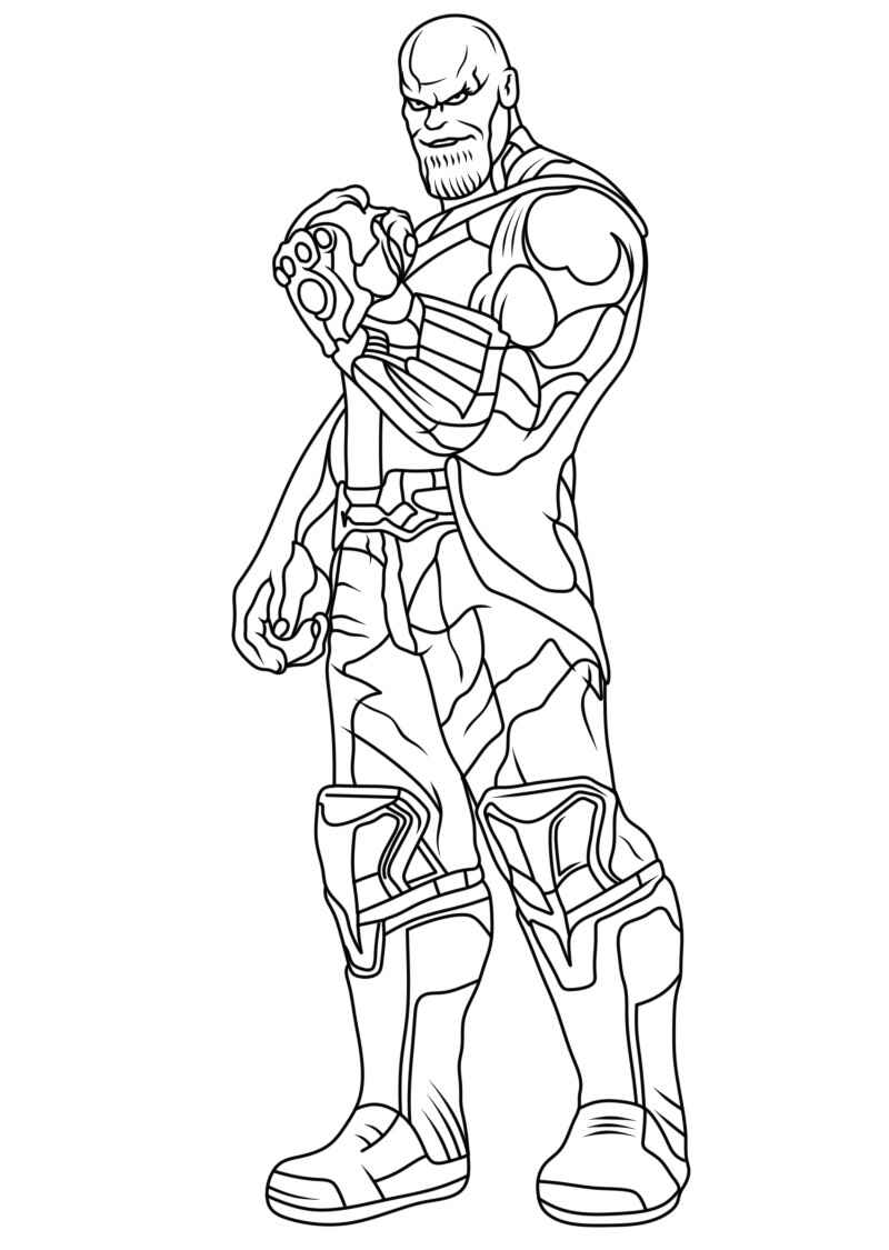 Thanos Ausmalbilder 373