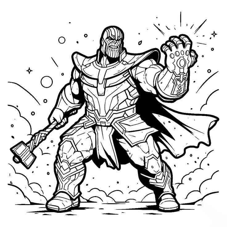 Thanos Ausmalbilder 695