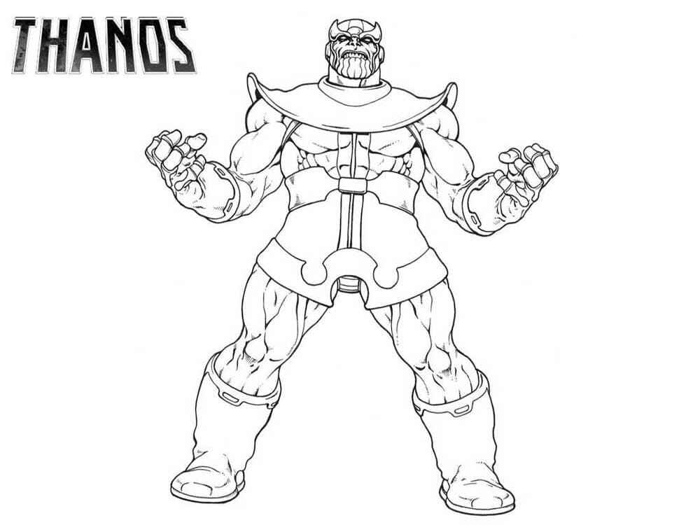 Thanos Ausmalbilder 807
