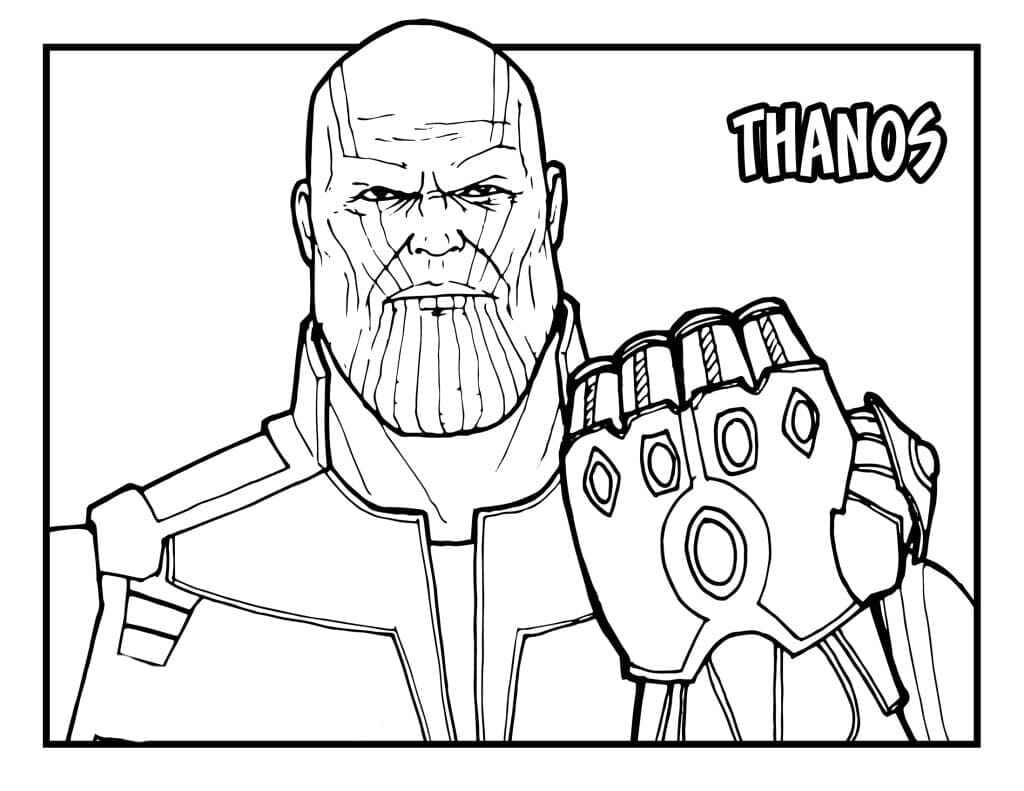 Thanos Ausmalbilder 913