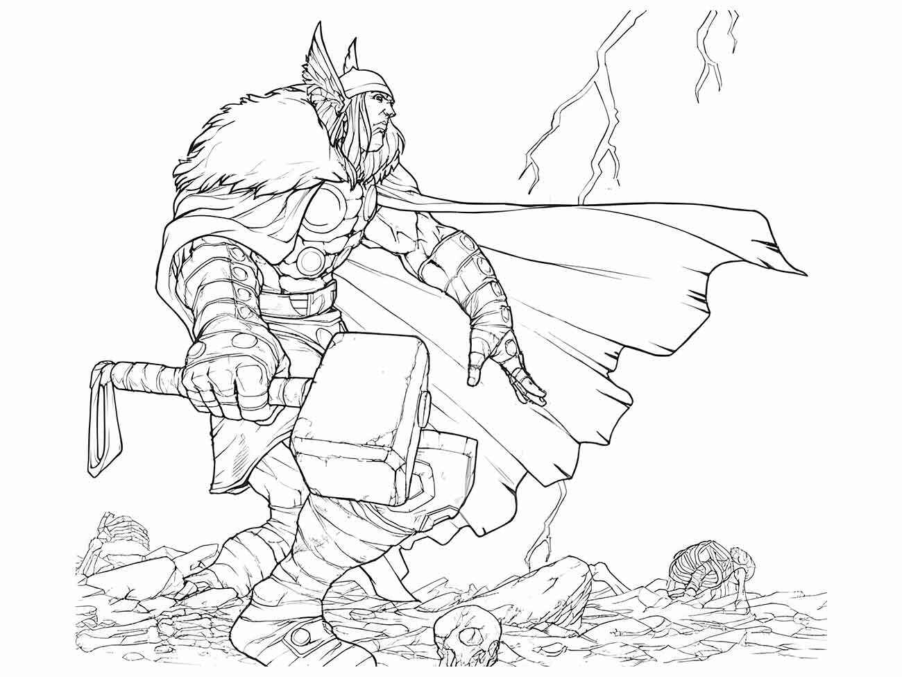 Thor Ausmalbilder 347