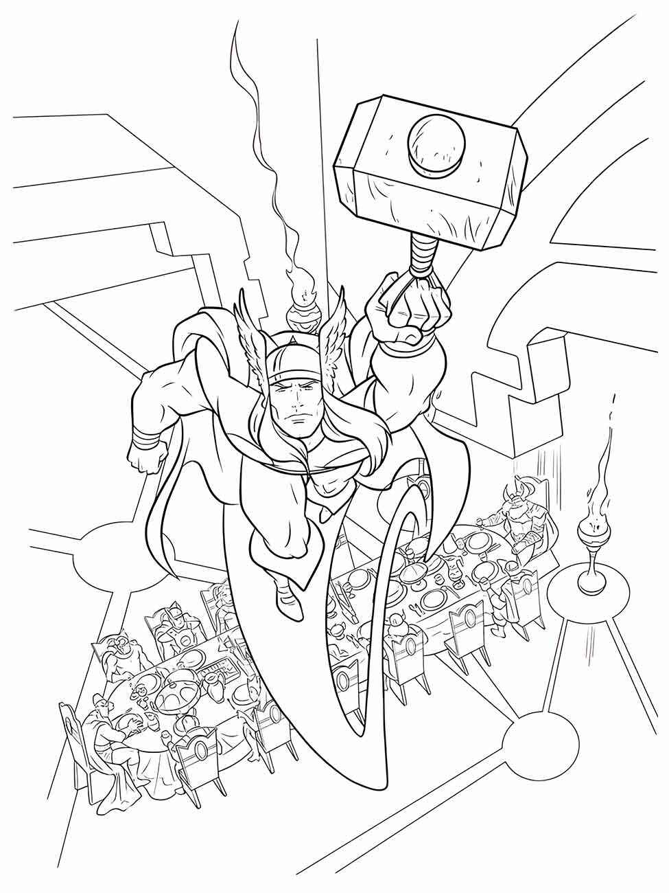 Thor Ausmalbilder 514
