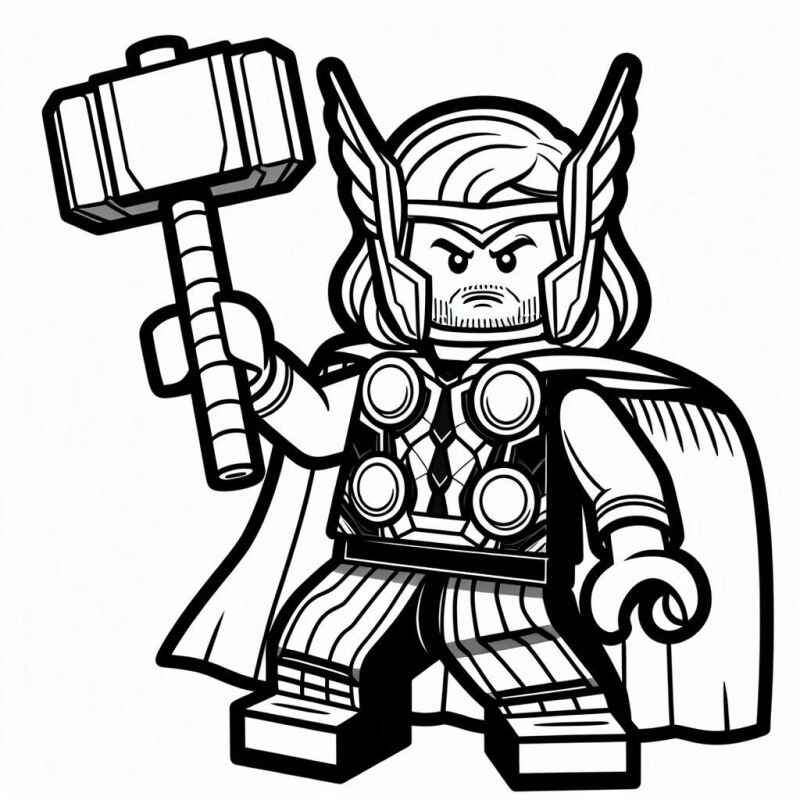 Thor Ausmalbilder 769