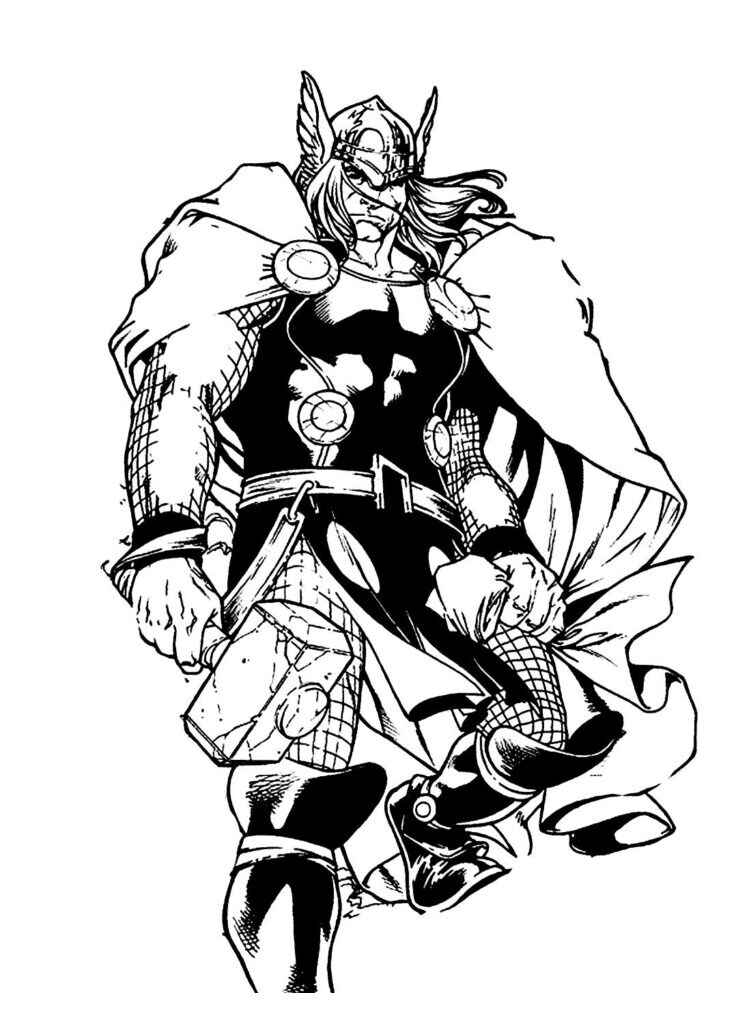 Thor Ausmalbilder 803