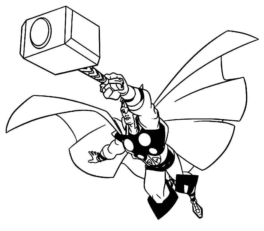 Thor Ausmalbilder 976