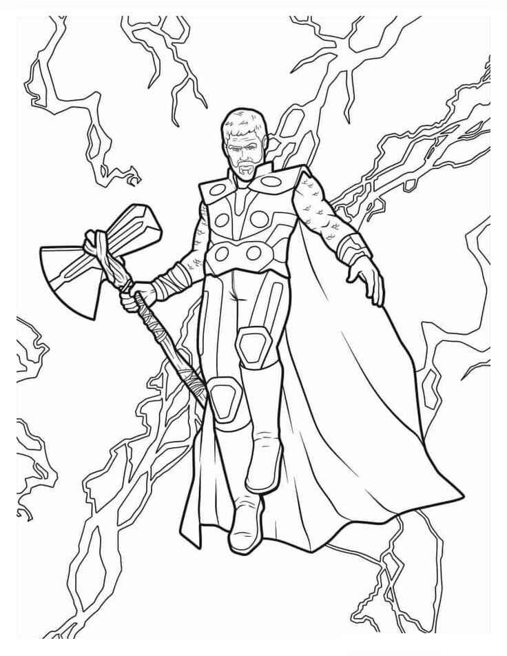 Thor Ausmalbilder 987