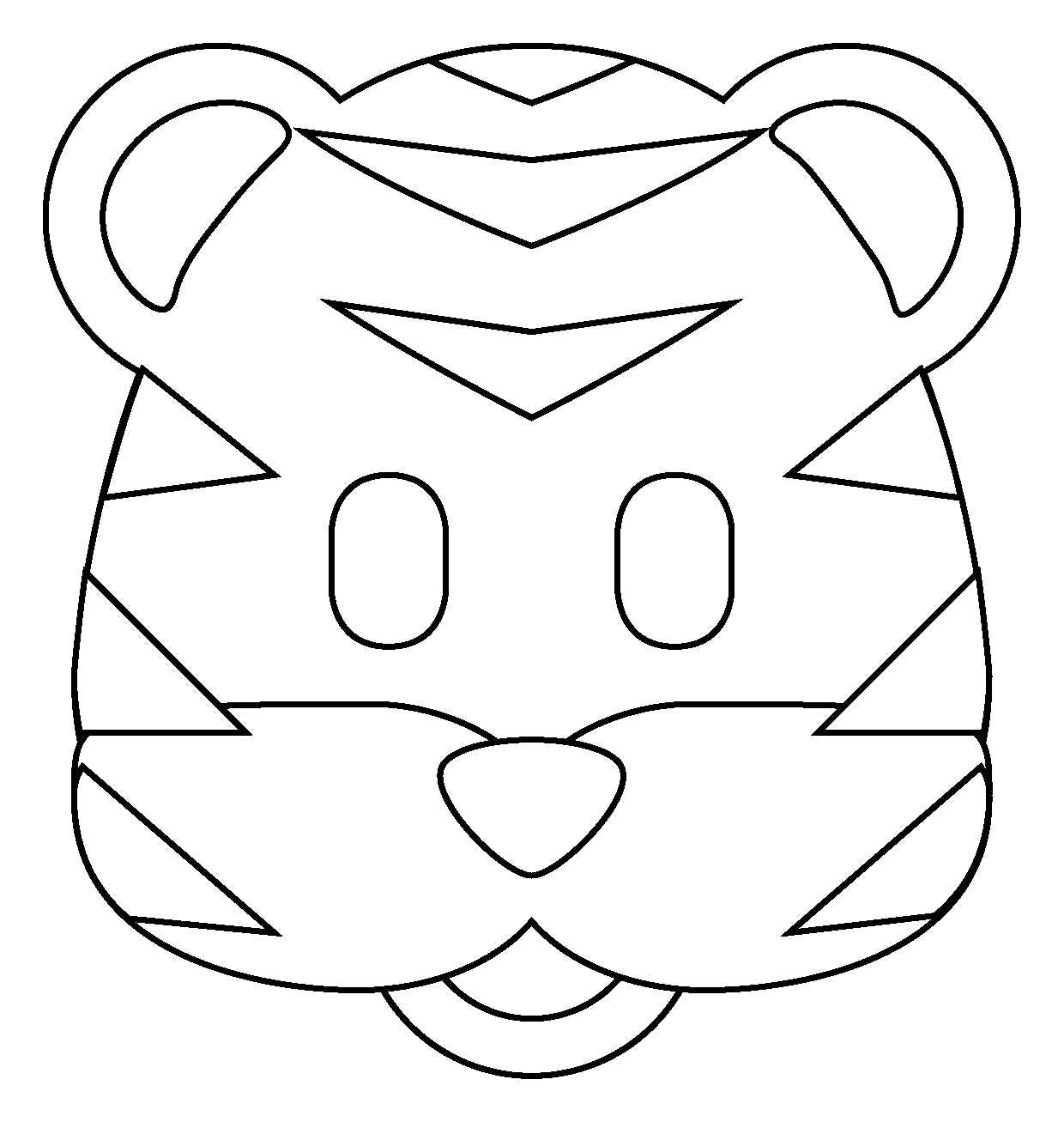 Tiger Ausmalbilder 107