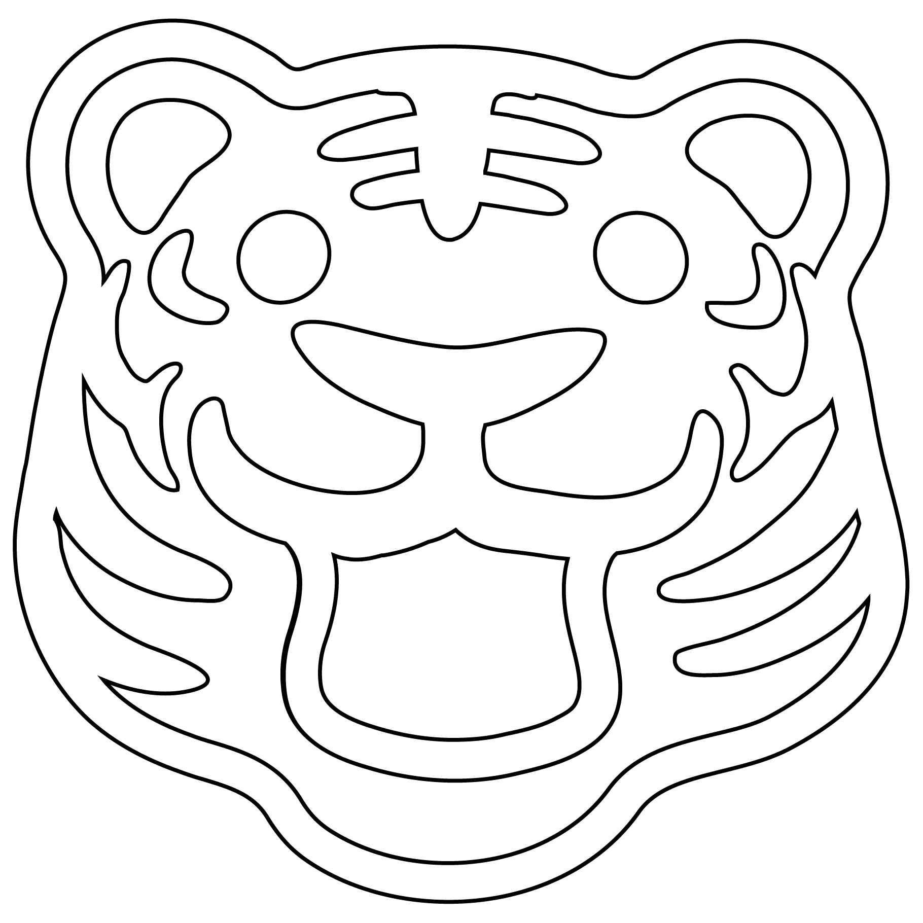 Tiger Ausmalbilder 282