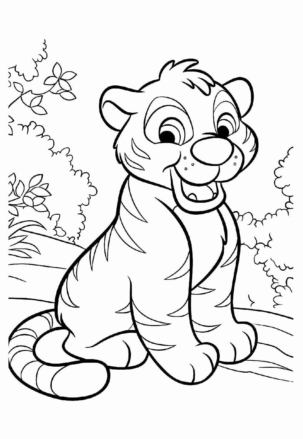 Tiger Ausmalbilder 364