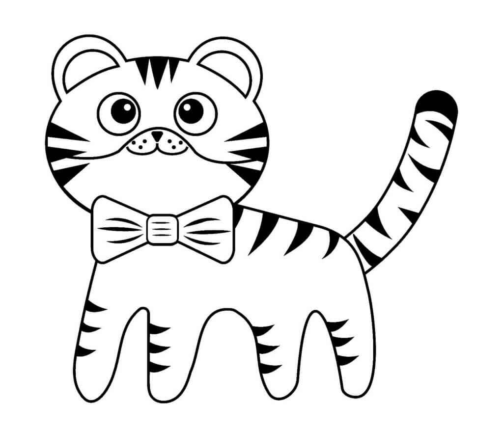 Tiger Ausmalbilder 454