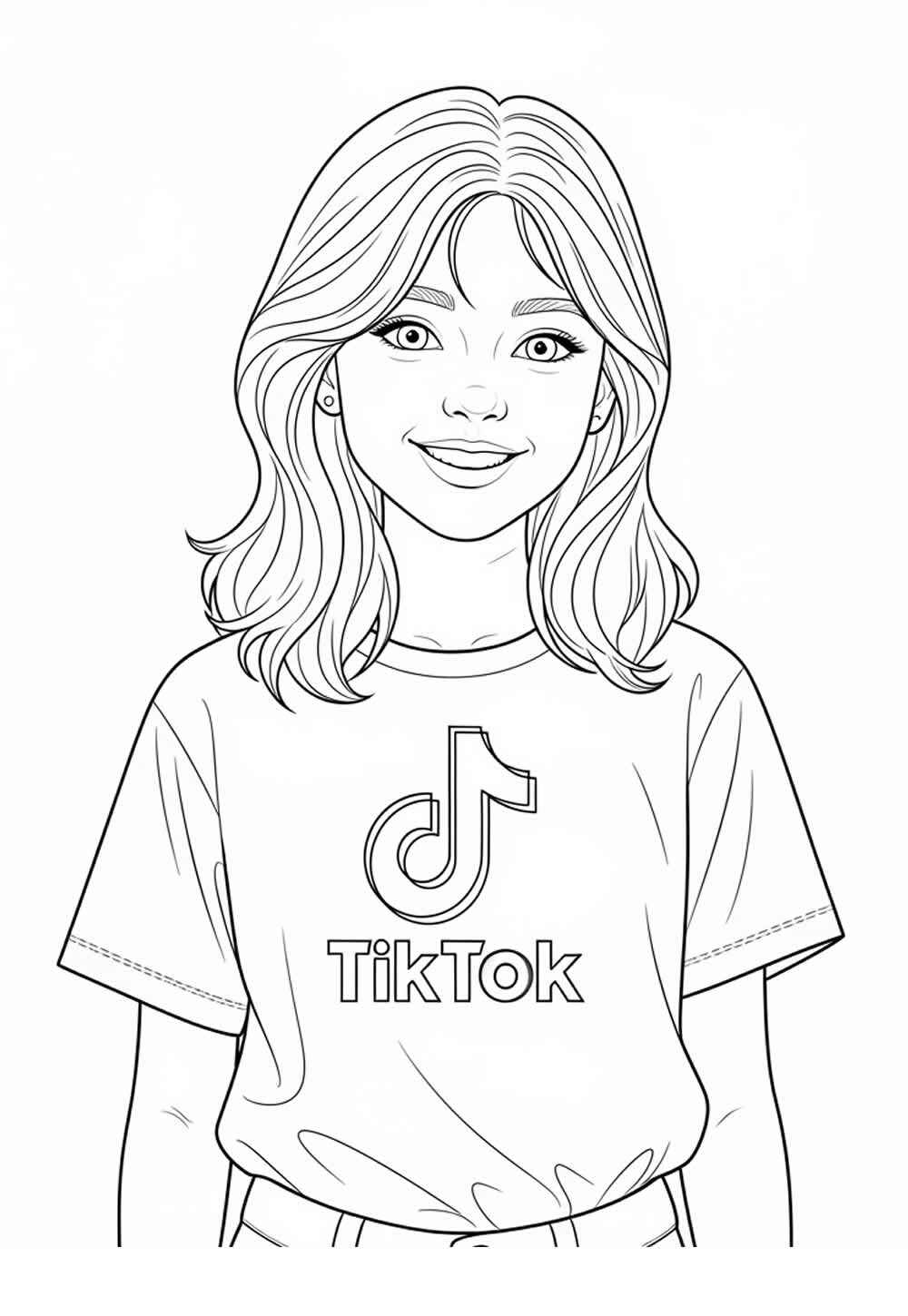 Tiktok Ausmalbilder 046