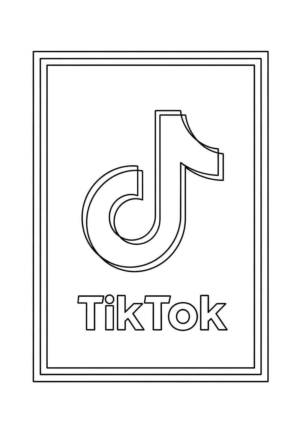 Tiktok Ausmalbilder 354