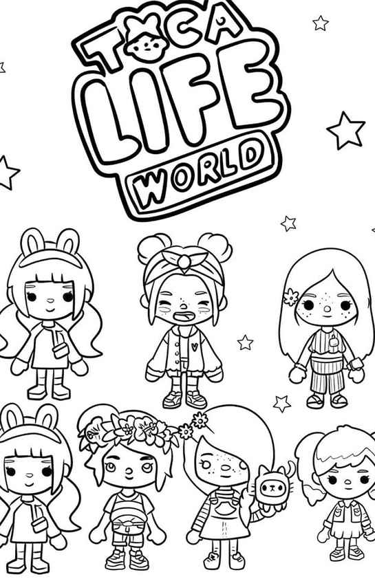 Toca Boca Welt Ausmalbilder 107