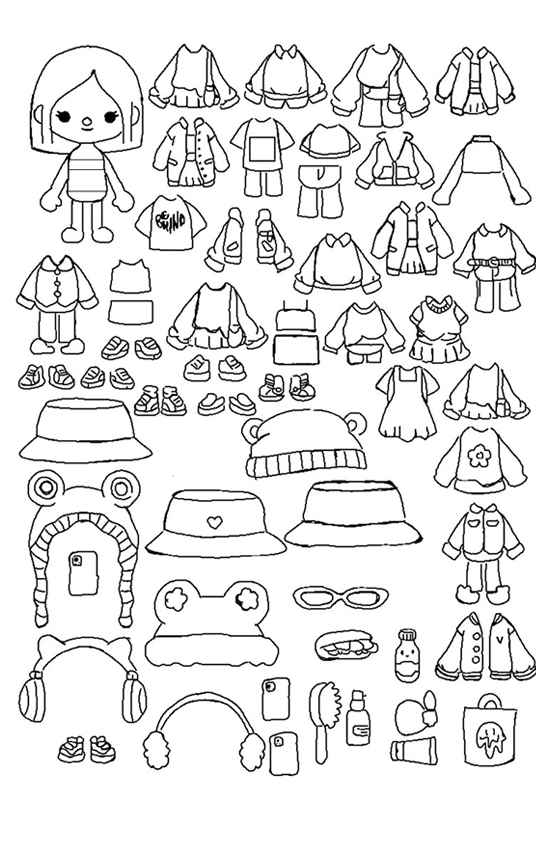 Toca Boca Welt Ausmalbilder 822