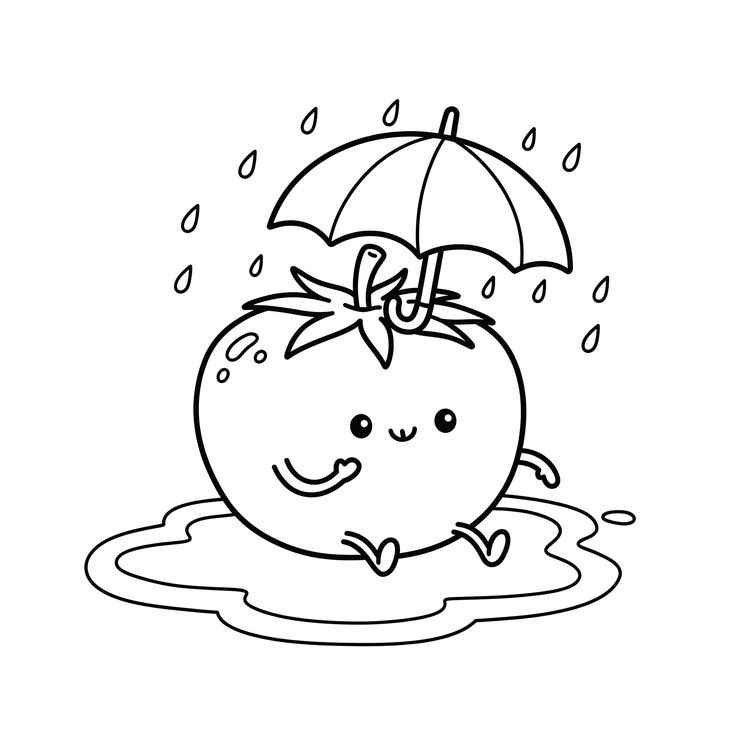 Tomate Ausmalbilder 062