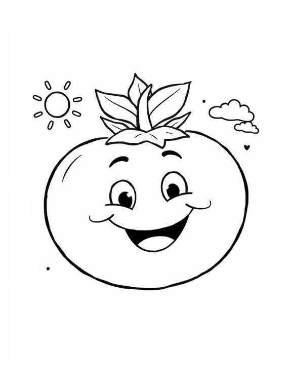 Tomate Ausmalbilder 435