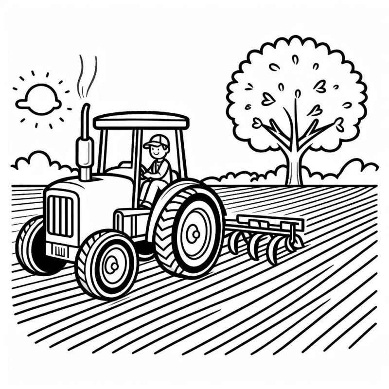 Traktor Ausmalbilder 071