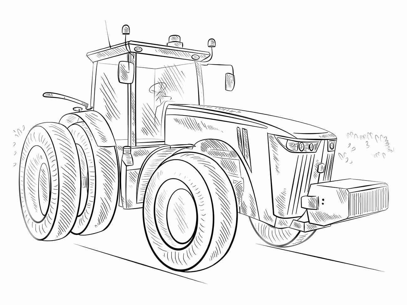 Traktor Ausmalbilder 088